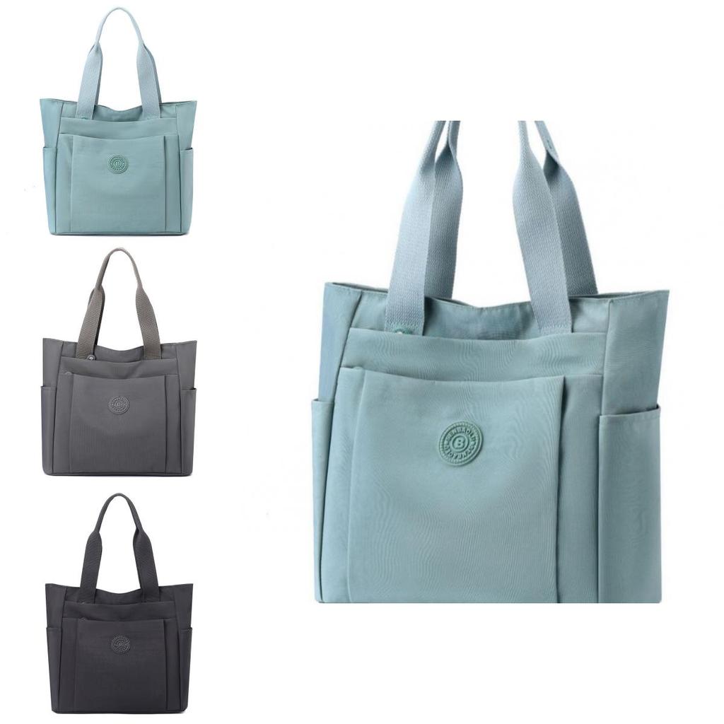 Simple Solid Color Large Capacity Women Casual Tote Bag For Daily Use