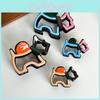 Fashionable Plastic And Resin Dog Hair Claw Clip In Chic Macaron Shades