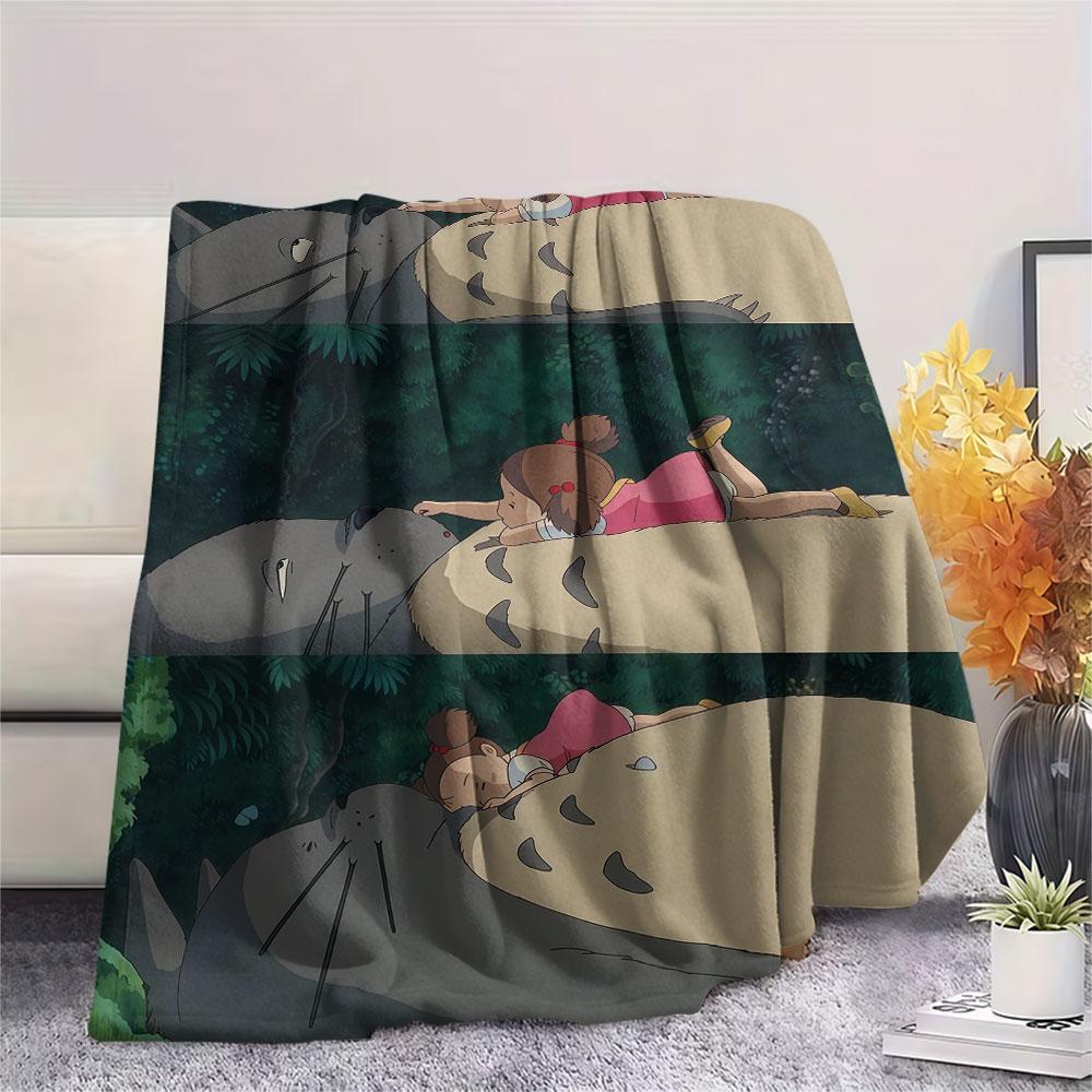 Mei Kusakabe Bedrukte Flanellen Deken, zachte plaid voor slaapkamerbank, wasbaar, fan merchandise, geweldig cadeau.