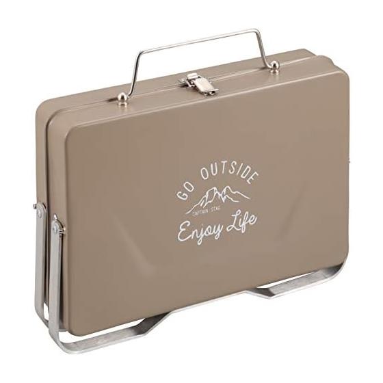 CAPTAIN STAG Barbecue Stove Grill V Type Tabletop Grill Khaki Monte UG-66