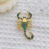 Broche Scorpion en Alliage pour Femmes Bijoux de Mode Forme d'Insecte Design Élégant Matériau Métallique Durable Convient pour Diverses Occasions