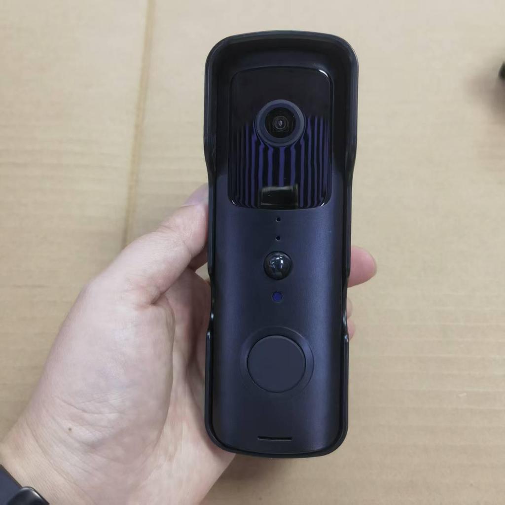 Wireless Anti-Theft Doorbell Camera with Graffiti Design and Tuya Smart WiFi Technology