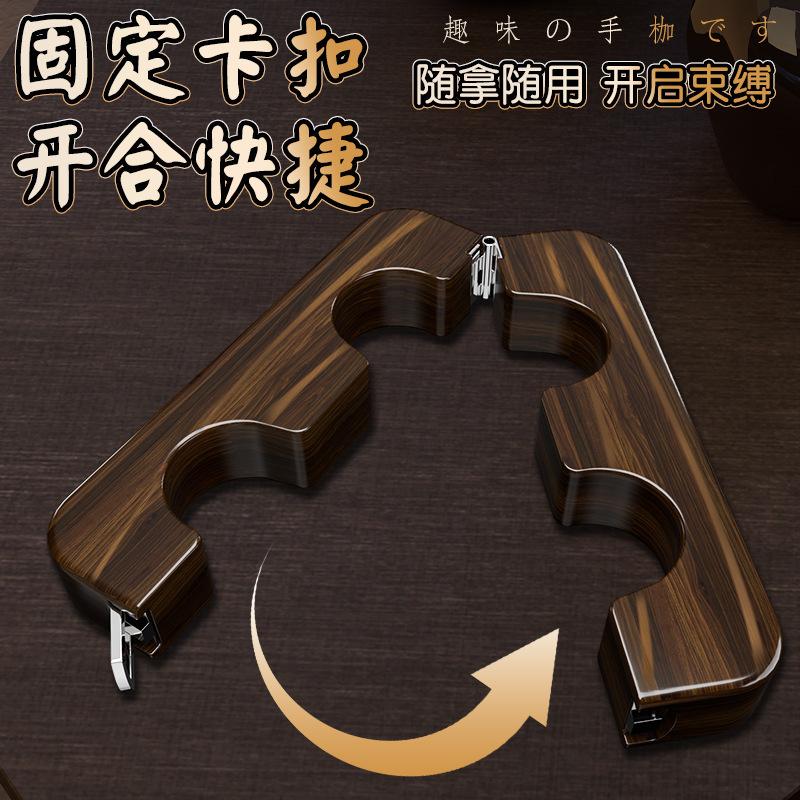Sex Products BDSM Gags & Muzzles Alternative Fun Wooden Handcuffs Binding Sex Toys Adult Props Unshakable Bondage Erotic Games