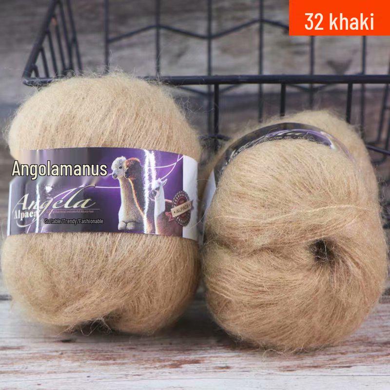 Angola Fine Mohair Yarn for Hand Knitting - Medium Fine Wool Yarn