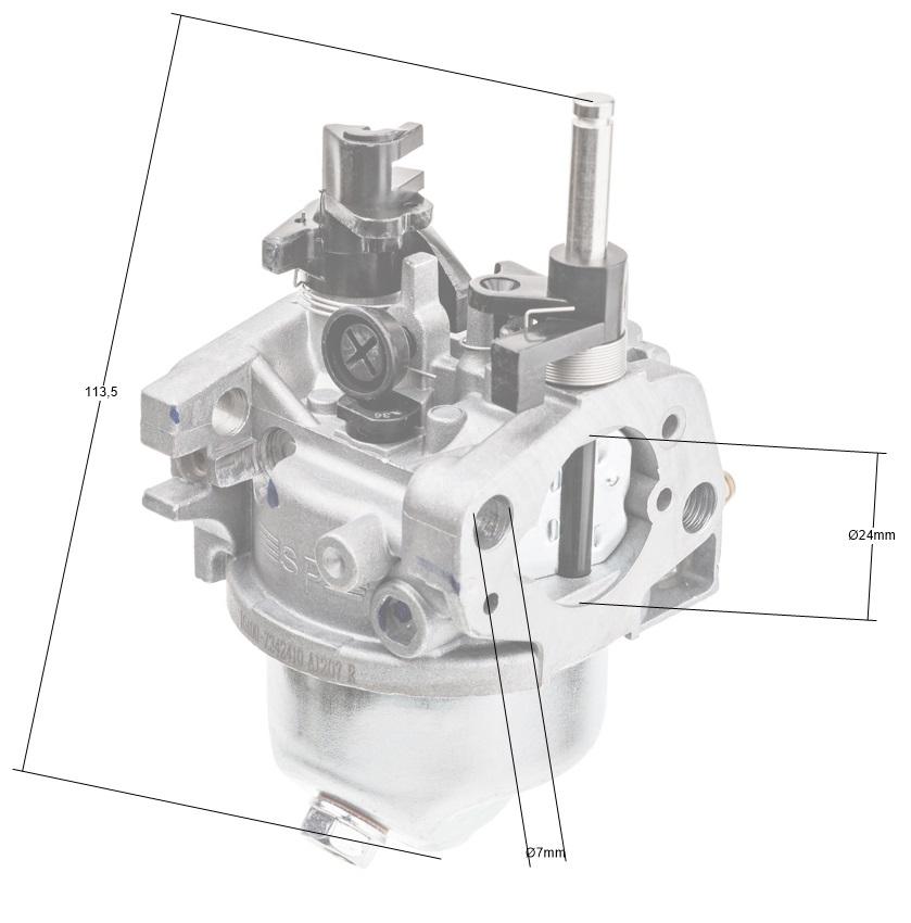 Gaźnik Rato Silnik Rv170 16100-Z342410-00A0