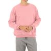 Men's Solid Color Plus Velvet Round Neck Sweatshirt Men's Sports Large Size Casual Round Neck Sweatshirt