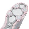 FootJoy BOA Golfschuhe für 3E E-Comfort Damen, Weiß/Pink, 25,0 cm,