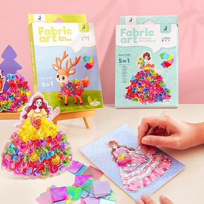 DIY Princess Dream Painting Kit: Children's Dress-Up Sticker Toy