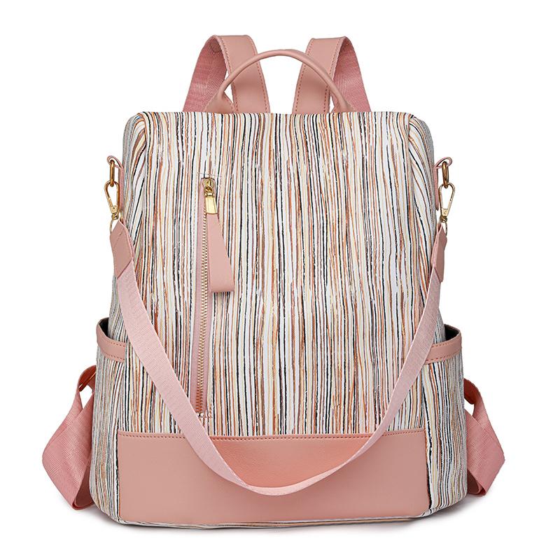 New High Quality Water-Repellent Nylon Women Backpacks Female Travel Bags Backpacks Schoolbag For Teenage Girls Solid Color Bookbag