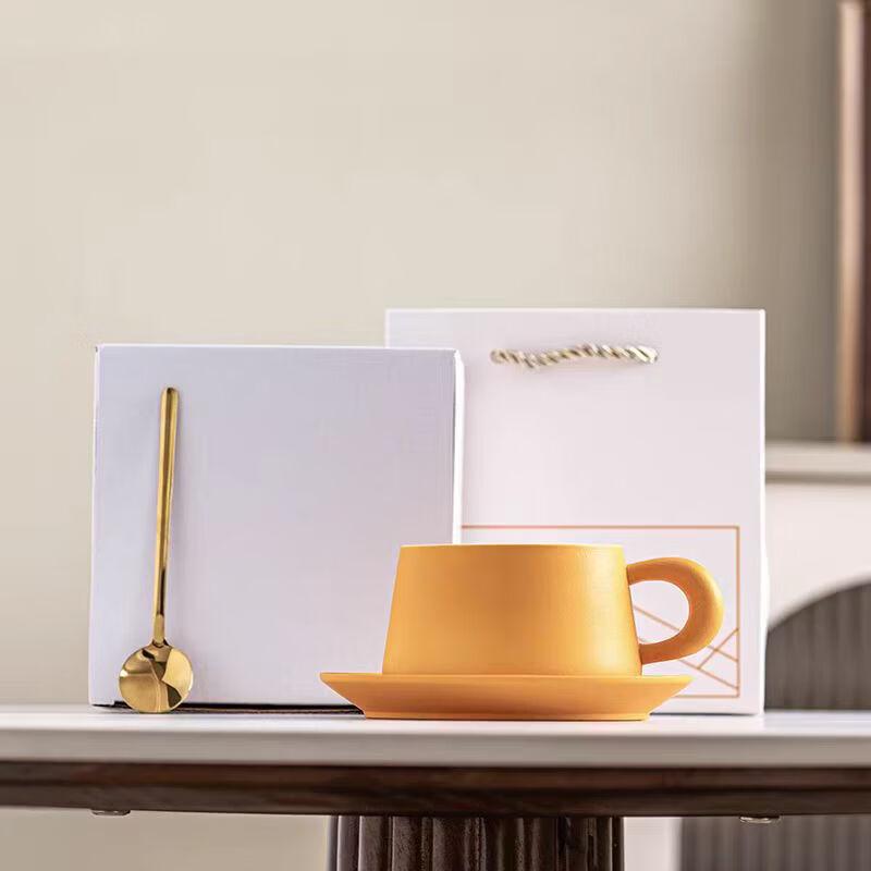 Ceramic Coffee Cup & Saucer Set 240 мл
