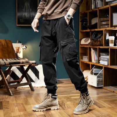 Overalls Cargo Pants Men Spring Autumn Casual Multi Pockets Trousers Streetwear Outdoor Wear-resistant Mountaineering Trousers