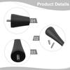 For Mazda For Miata Mast Radio Antenna Antenna Mast Radio Black 3 8x1 06 Inch 9 6x2 7cm Aluminum Black For Mazda