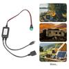 Modul konvertoru 12V/24V na 5V Napájecí adaptér Kabel 2pinový Bezsvařovací svorka k USB/Type C Step-down nabíjecí kabel