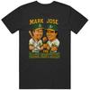 Mark Mcgwire & Jose Canseco  Bash Brothers Vintage Retro Karikatur T-Shirt