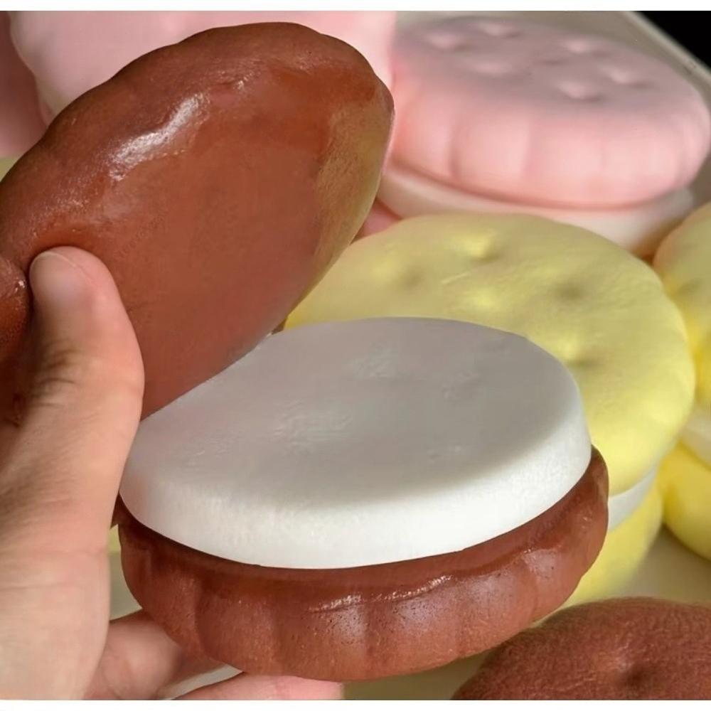 Realistic Cake Big Cookie Slow Rising Squishy Toy, Soft Squeeze Anti-Anxiety Stress Relief Novelty Decompression Gift for Adults