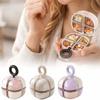 Sealed Magnetic Cube Pill Organizer Magnetic Mini Pill Case Tablet Container  Weekly Use