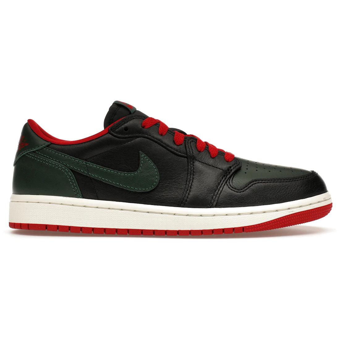 

Кроссовки Jordan 1 Retro Low OG Gorge Green Varsity Red (Женский)(CZ0775-036) 44