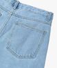 ESN Essential One-Pleat Denim Shorts Light Blue