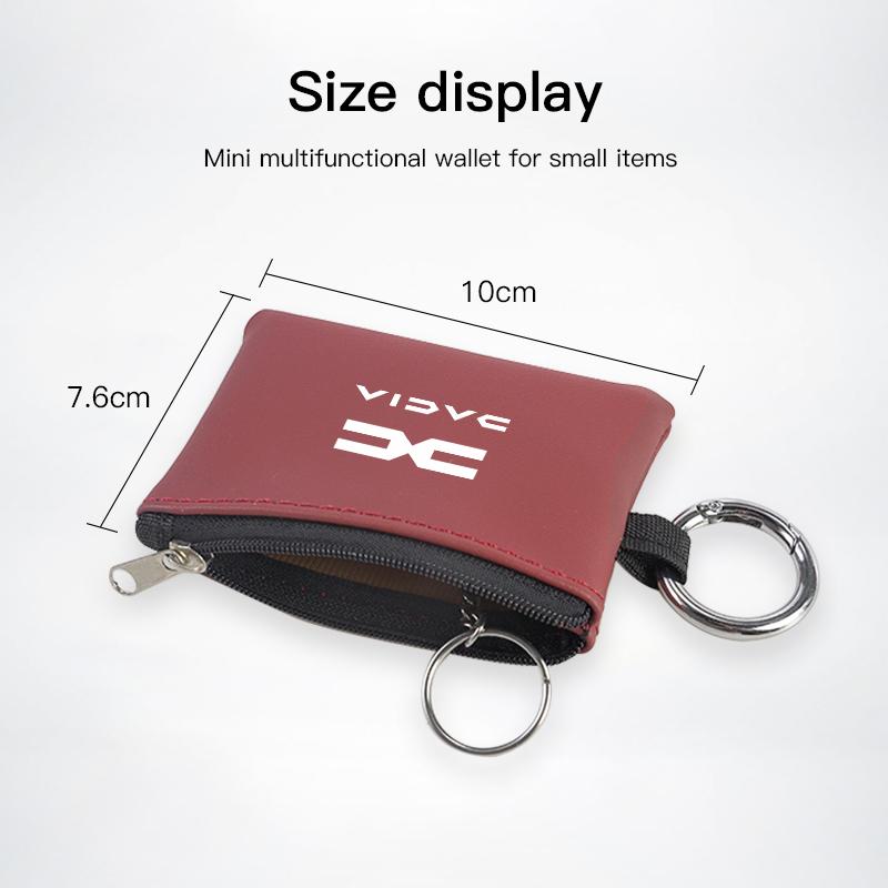 Accesorios para Coche Cartera de Llaves de Cuero Bolsita para Tarjetas Llavero con Emblema Bolsita Para Dacia Bigster Spring Duster Sandero Jogger Dokker Lodgy