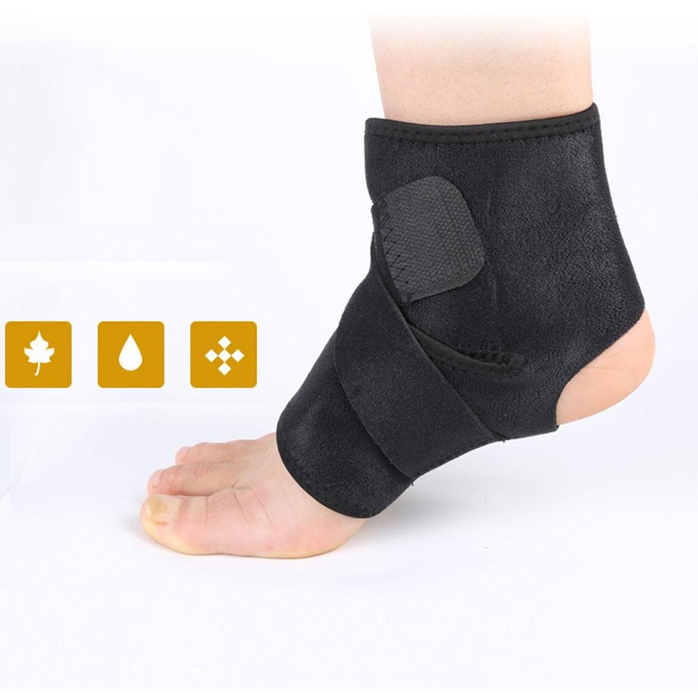 1Pcs Ankle Brace Compression Sleeve Adjustable, Breathable Elastic Arch Support for Unisex Sport