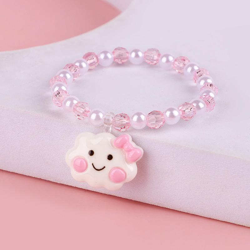 5pcs Rainbow Unicorn Colorful Beads Bracelet Kids Birthday Party Favors for Guest Goodie Bag Pinata Filler Girls Christmas Gift