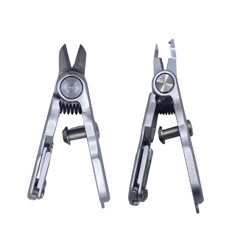 Multi-Functional Fishing Scissors With Serrated Blade Portable Stainless Steel Lure Pliers Cut Pe/Carbon Line Fishing Tackle