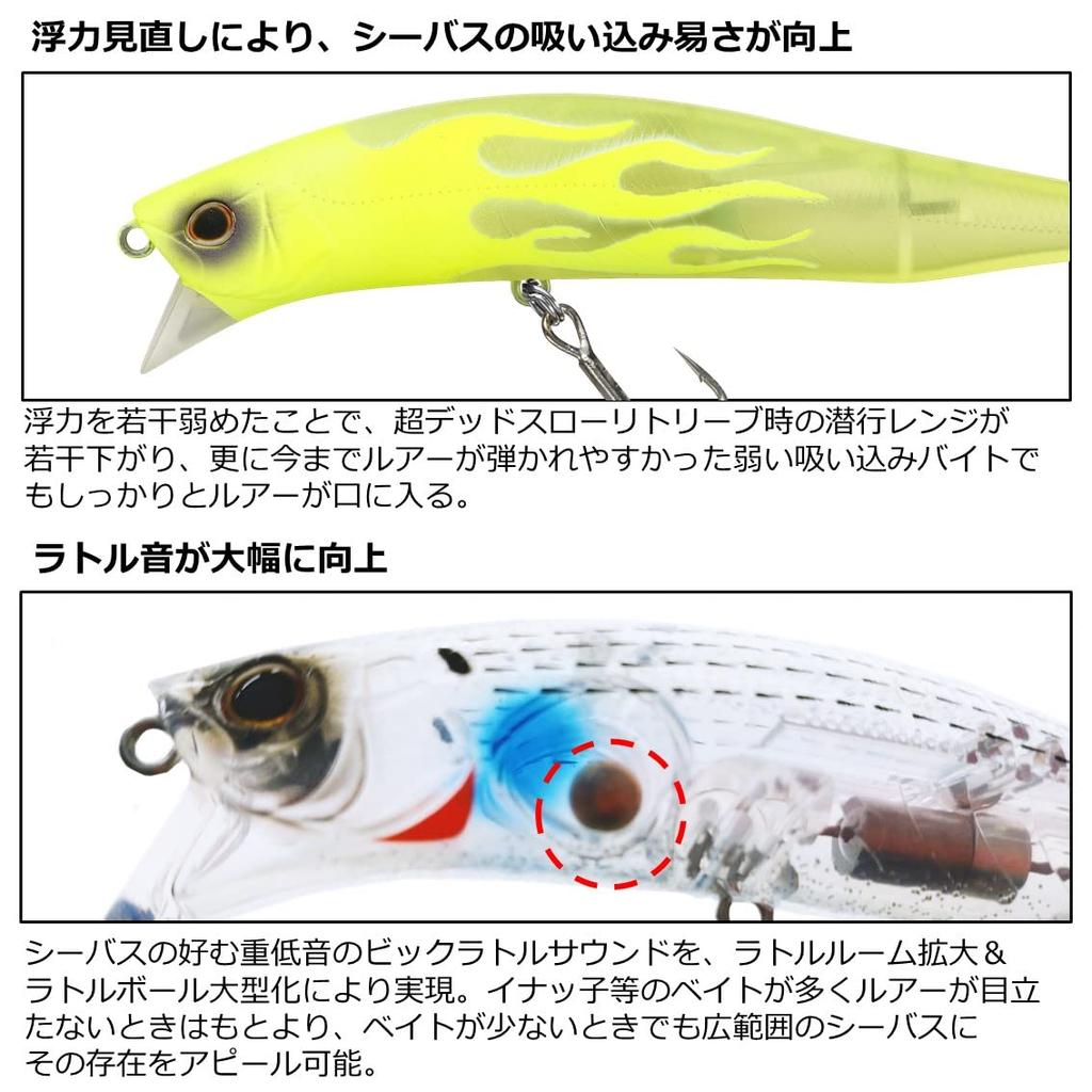 DAIWA Seabass Lure C Wake R111FSSR CH Inakko