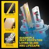 H4 HB2 9003 LED Headlight Bulbs Conversion Kit High Low Dual Color 2PC EA