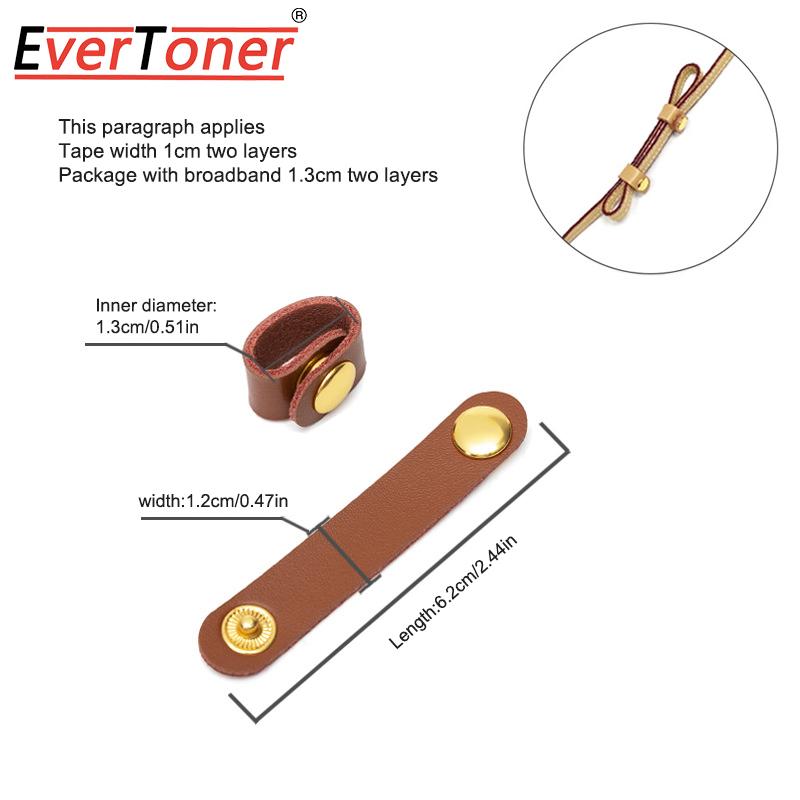 EverToner Leder-Taschengriff Befestigungsschnalle Verkürzungsklammer Taschenriemen Befestigungsschnallen Umgebaute Riemen Taschengurtzubehör