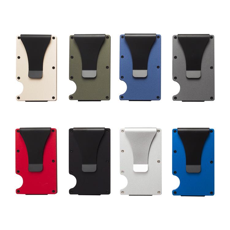 Aluminum Alloy RFID Anti-theft Credit Card Holder