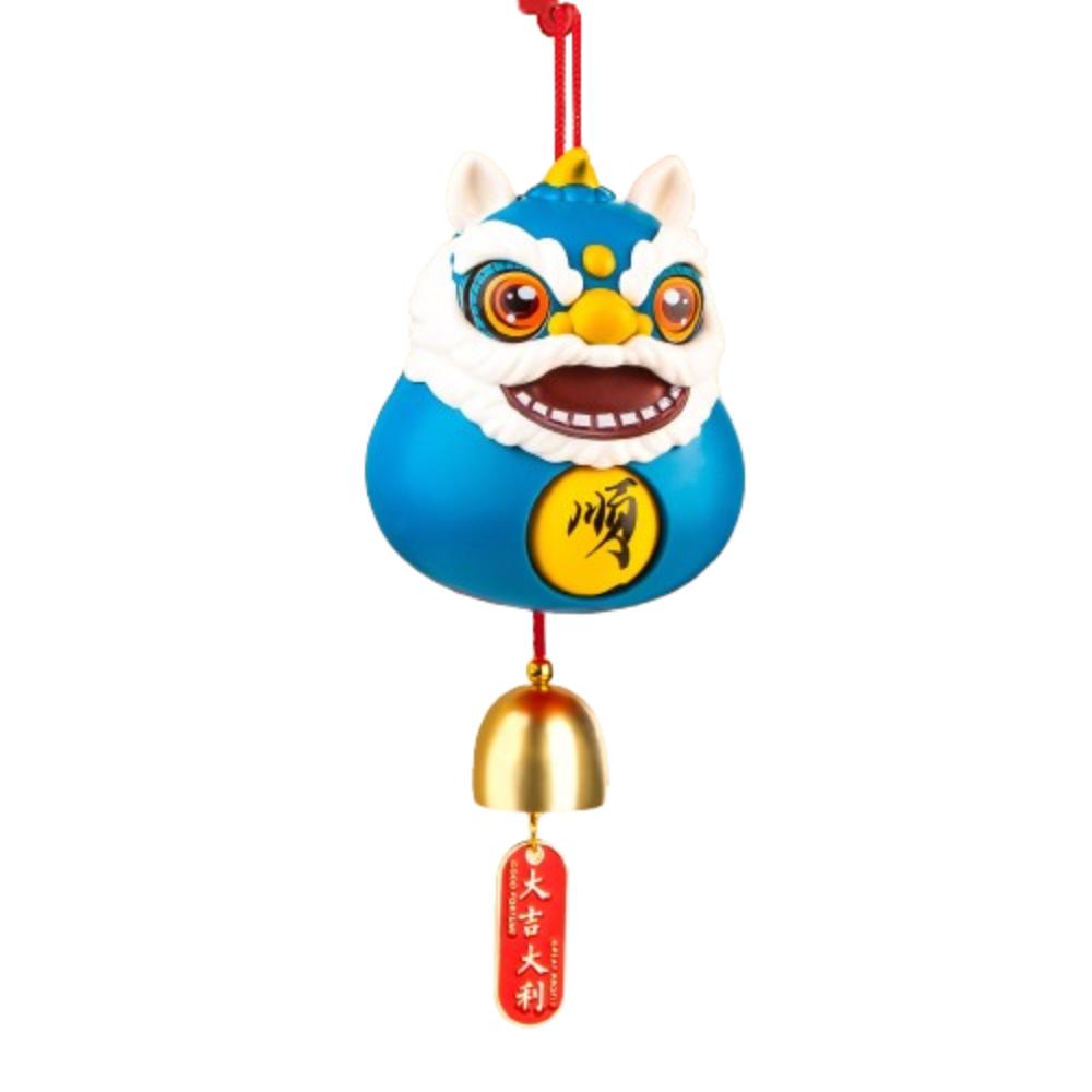 With Tassel/Bell Lion Dance Bell Decoration Plastics Car Rearview Mirror Pendant  Christmas Dolls