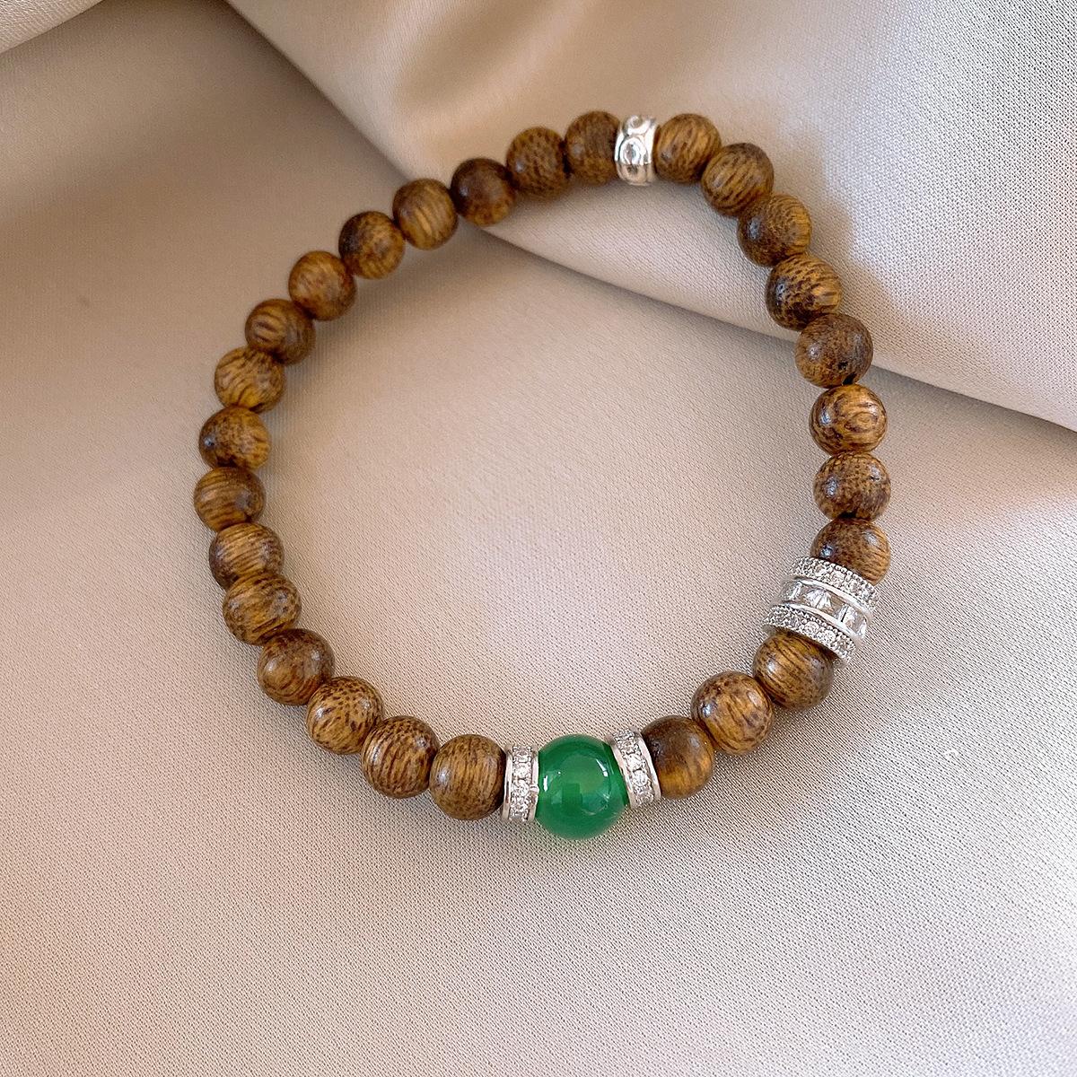 Новый китайский браслет из натурального агарового дерева браслет браслет персонализированный дизайн ювелирных изделий чувство нишевый