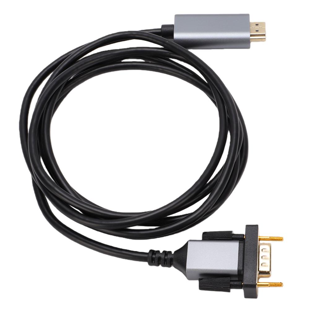 HD Multimedia Interface To VGA Cable 6.56FT Male To Male Unidirectional Cord for Computer Desktop Laptop PC Monitor