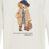 Polo Ralph Lauren Long Sleeve Crew Neck T-Shirt With Bear Graphic Kids Tops CWPOTSHG8020520-100