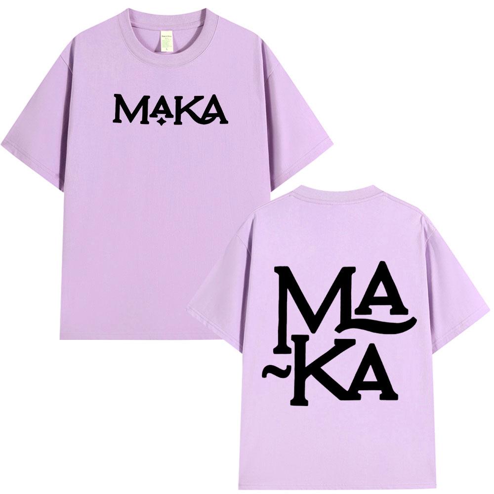 Rapper Maka Logo Merch T-shirts Men Women Clothing Fashion Hip Hop Retro T-shirt Cotton Comfort Short Sleeve T Shirt Streetwear