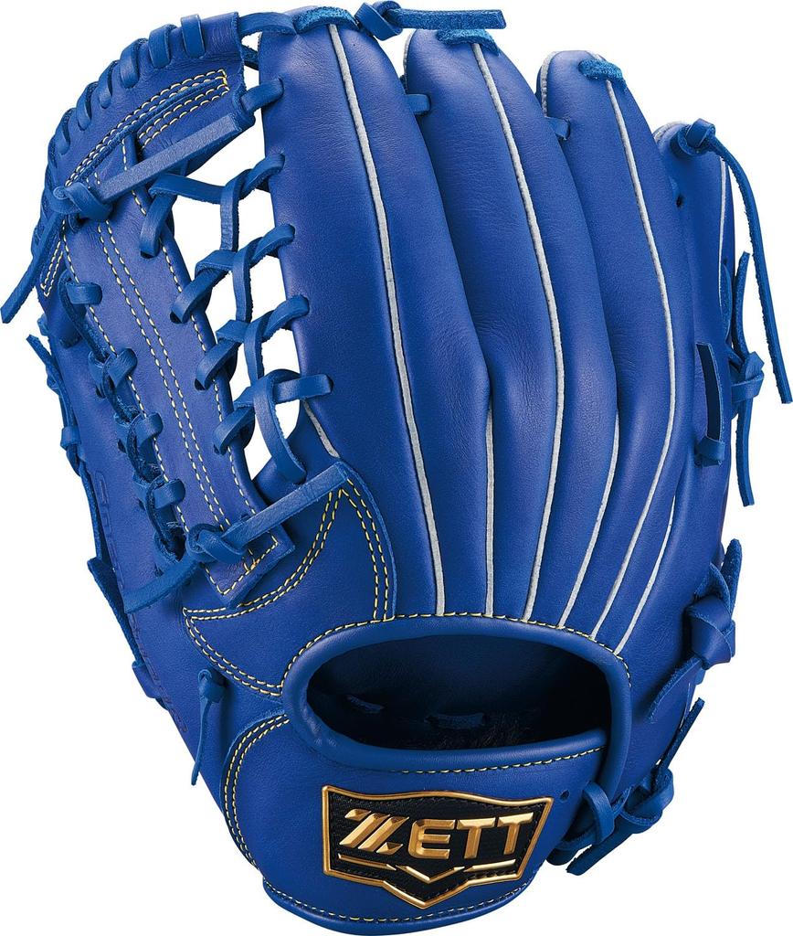 ZETT Youth Baseball Soft Royal Blue Size BJGB74540F Glove, Steer, All-Around, Left-Handed Throw, (2500), L,