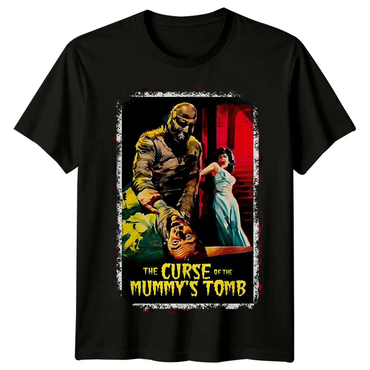 The Curse of the Mummy s Tomb (1964) Movie Poster Inspired T-Shirt Retro Tee S
