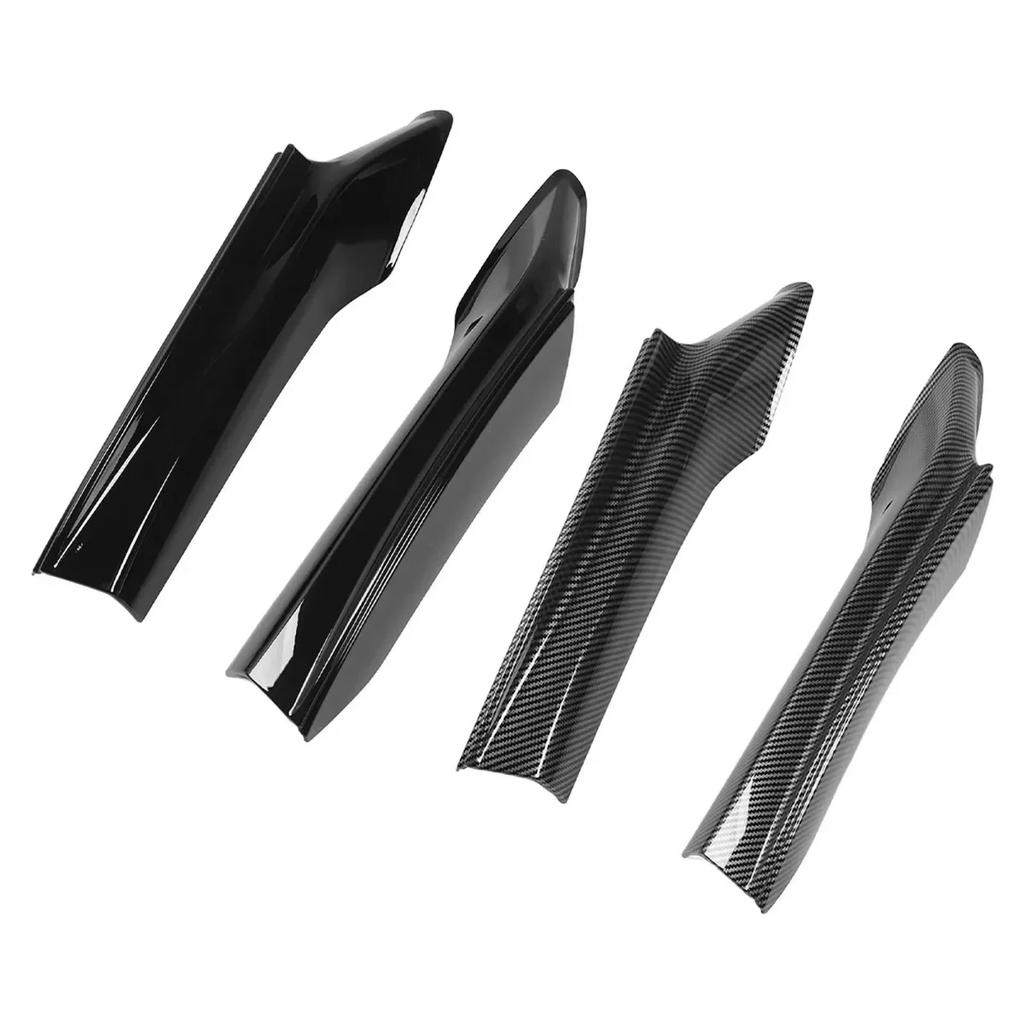 1pair Front Bumper Lip Splitter Spoiler For BMW F10 F11 M Sport 5 Series 520i 530i 2011-2017 Front Diffuser Body Kits Tuning