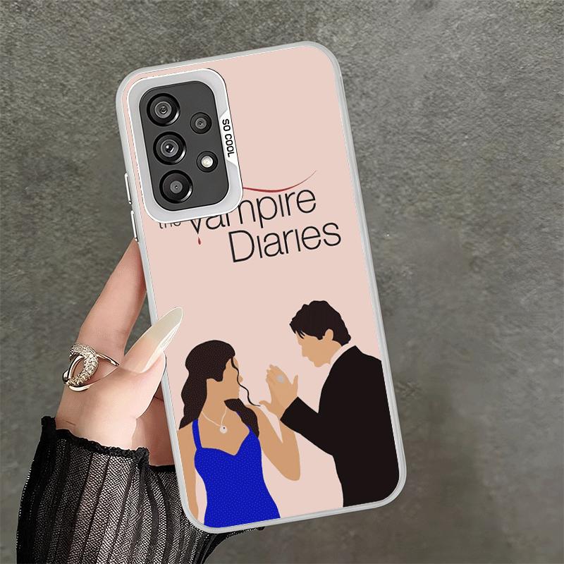 Custodia Antiurto per Telefono The Vampire Diaries per Samsung A17 A16 A15 A14 A37 A57 A36 A56 A26 A35 A55 A25 A34 A54 A24 A13 A23 A33 A5