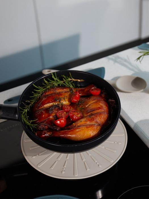 sillymann [Sillymann] Silicone Induction Protection Mat WSK3144 Ocean Green