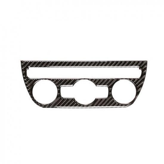 Real Carbon Fiber AC Switch Trim For 2010-2016 Volkswagen Tiguan Central Console