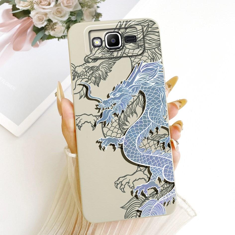 For Samsung Galaxy J2 Prime Case Cute Cartoon Cat Shockproof Silicone Soft Cover For Samsung J5 Prime On5 2016 G570 G570F Fundas