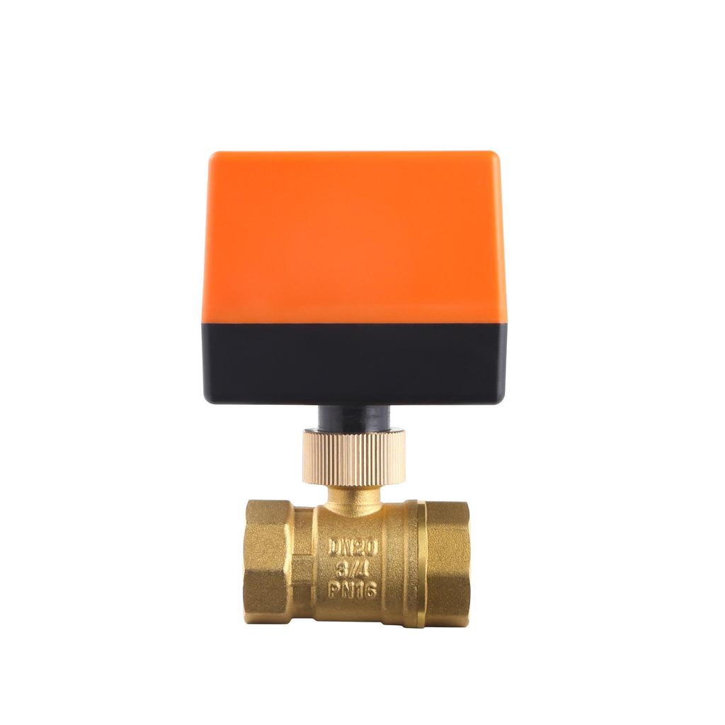 Elektrisches Messingkugelventil: Zweiwege/Dreiwege, Power-Off-Reset, Normalerweise geschlossen