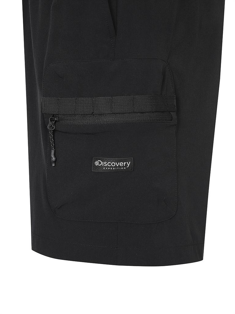 DISCOVERY EXPEDITION Freshvent Men'S Semi-Loose Cargo Shorts (Black)