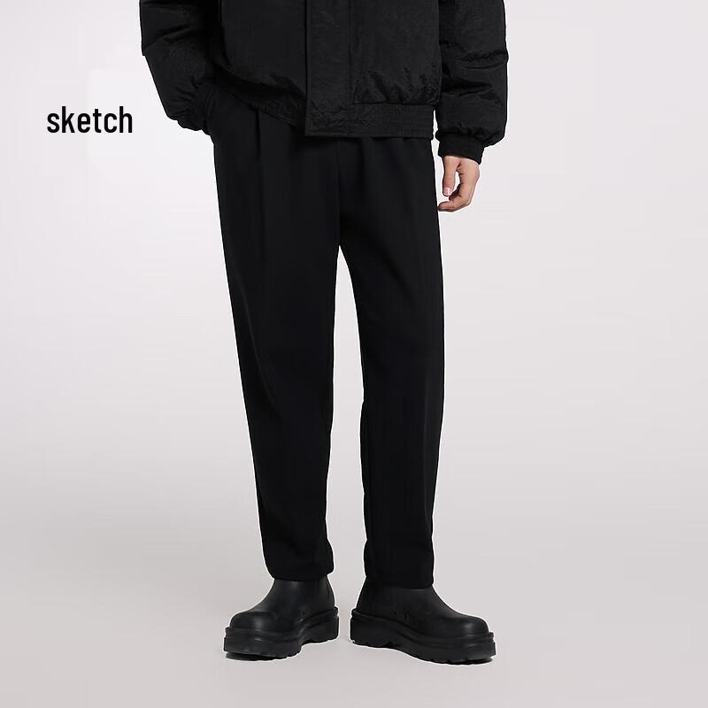 

CROQUIS Men s 2024 Spring Relaxed Tapered Casual Pants XL