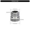 20 Pieces Tap Adapter Set Multipurpose Water Tap Connectors Thread Adapter for Kitchen Faucets and Garden Hose Use