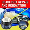 Headlight Repair Kit Car Light Kit Remove Yellowing and Scratches Polish Clear Light