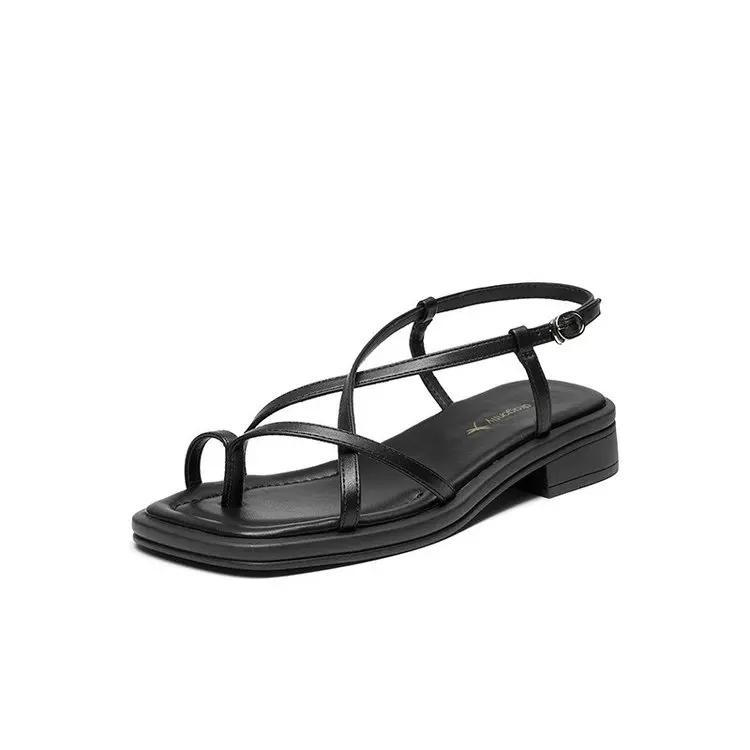 модные сандалии на толстой подошве для женщин — фото 9