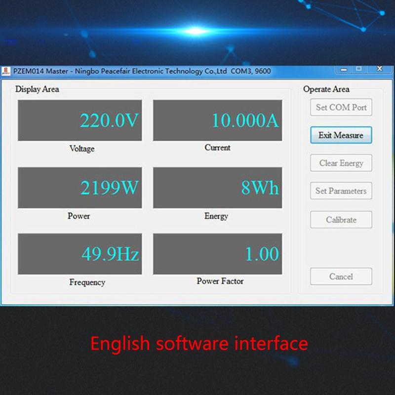 Communication Module PZEM 004T Version Single-phase Watt-hour Meter TTL Modbus-RTU 260V Current Volt-ampere Energy Meter