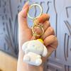 Red Panda Rabbit Resin Keychain - Cute Charm for Women's Bags